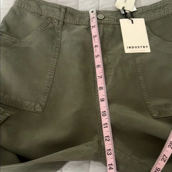 NWT Industry Republic Cargo Pants Lyocell Linen
Cotton Straight Leg Women's Sz10 - Picture 11 of 17